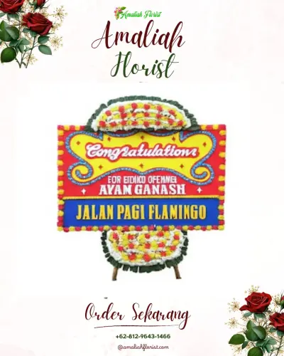 Bunga Papan Congratulation di Pasanggrahan